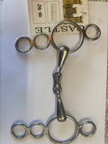 Castle 5” French link 3 ring Dutch gag