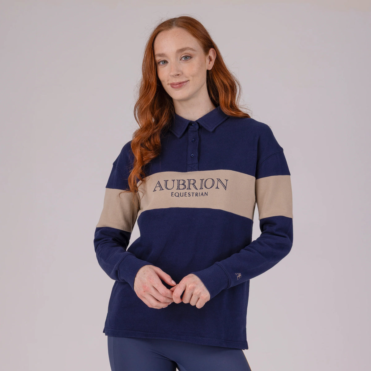 Shires Aubrion Equestrian Button Sweatshirt