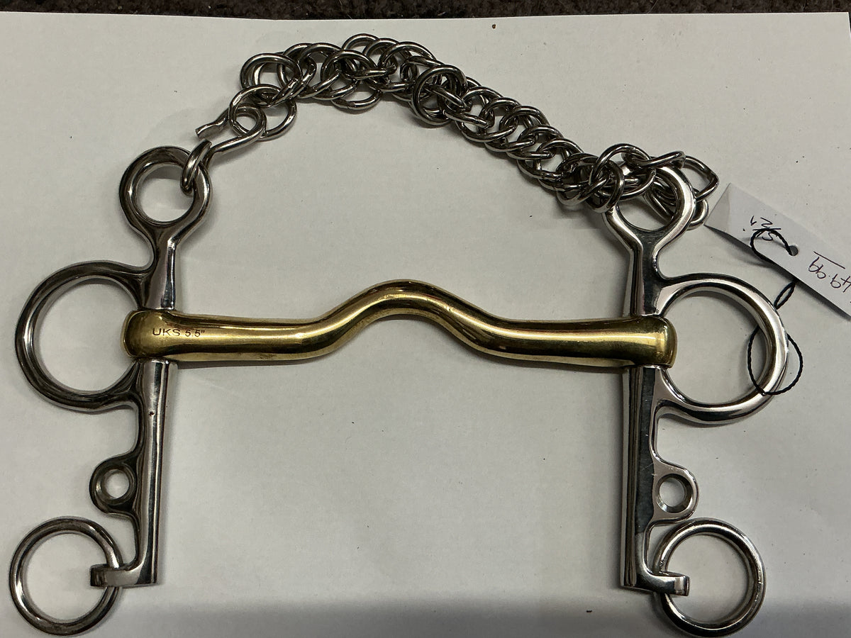 Mullen ported Pelham bit 5.5”