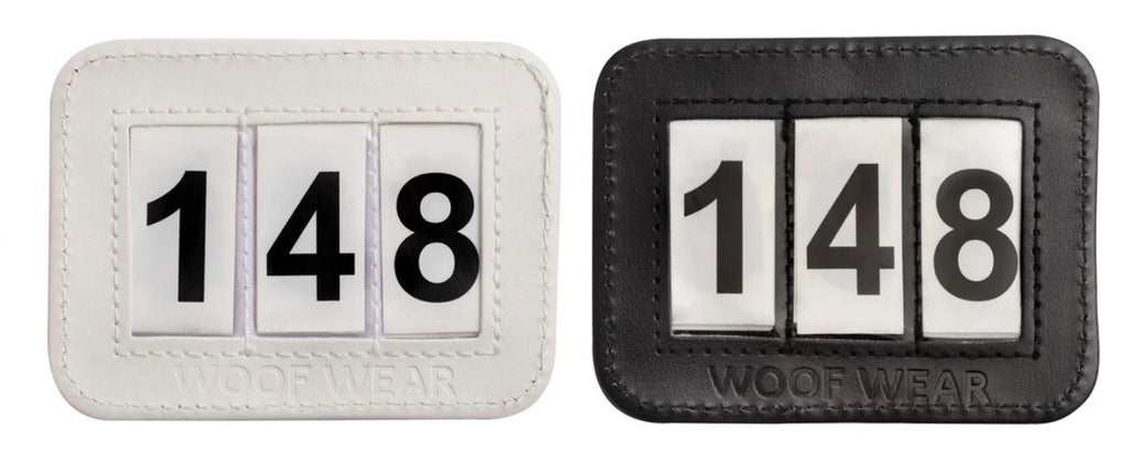 Woof Wear Bridle Number Holder