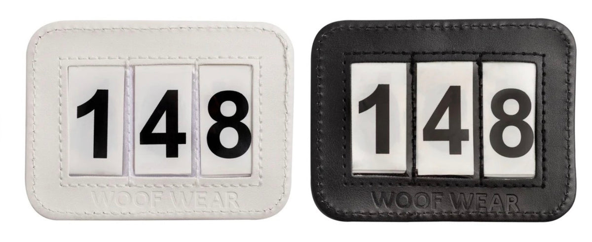 Woof Wear Bridle Number Holder