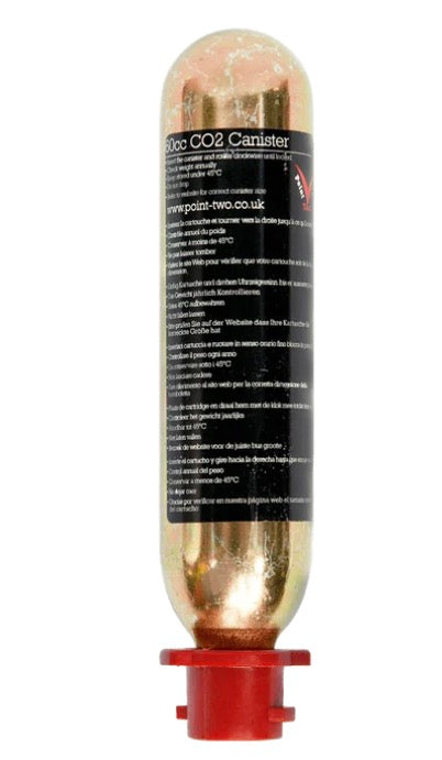 Point Two Air Jackets 60cc CO2 Canister