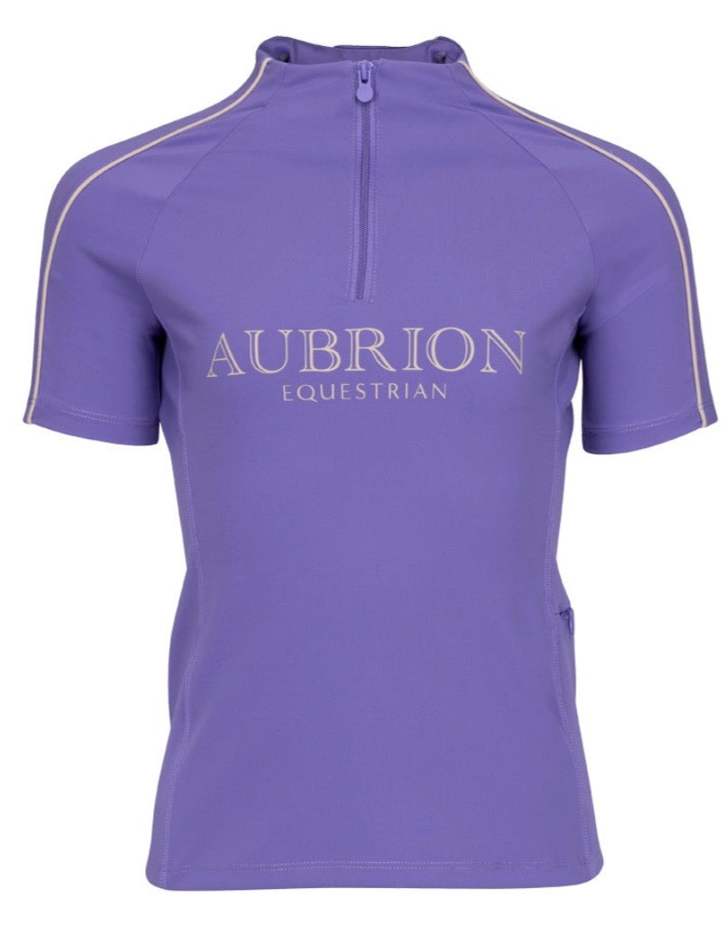 Shires Aubrion Short Sleeve Base Layer - Young Rider