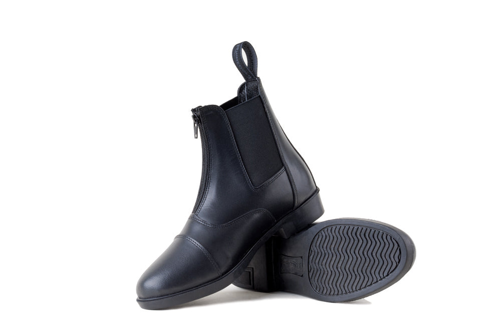 Rhinegold Junior Boston Zip Front Paddock Boot