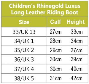 Rhinegold Junior Luxus Long Boot