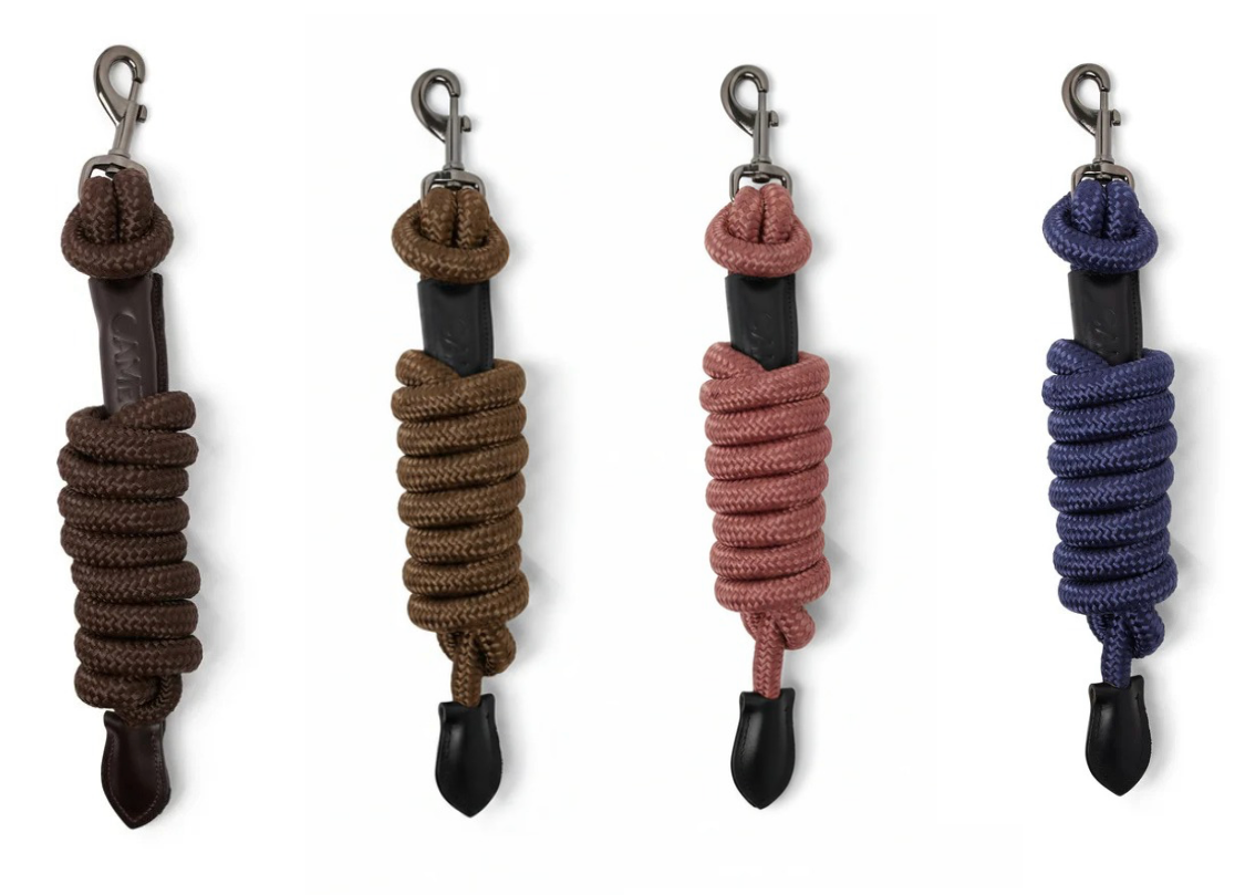 Cameo Equine Competition leatherwork Leadrope