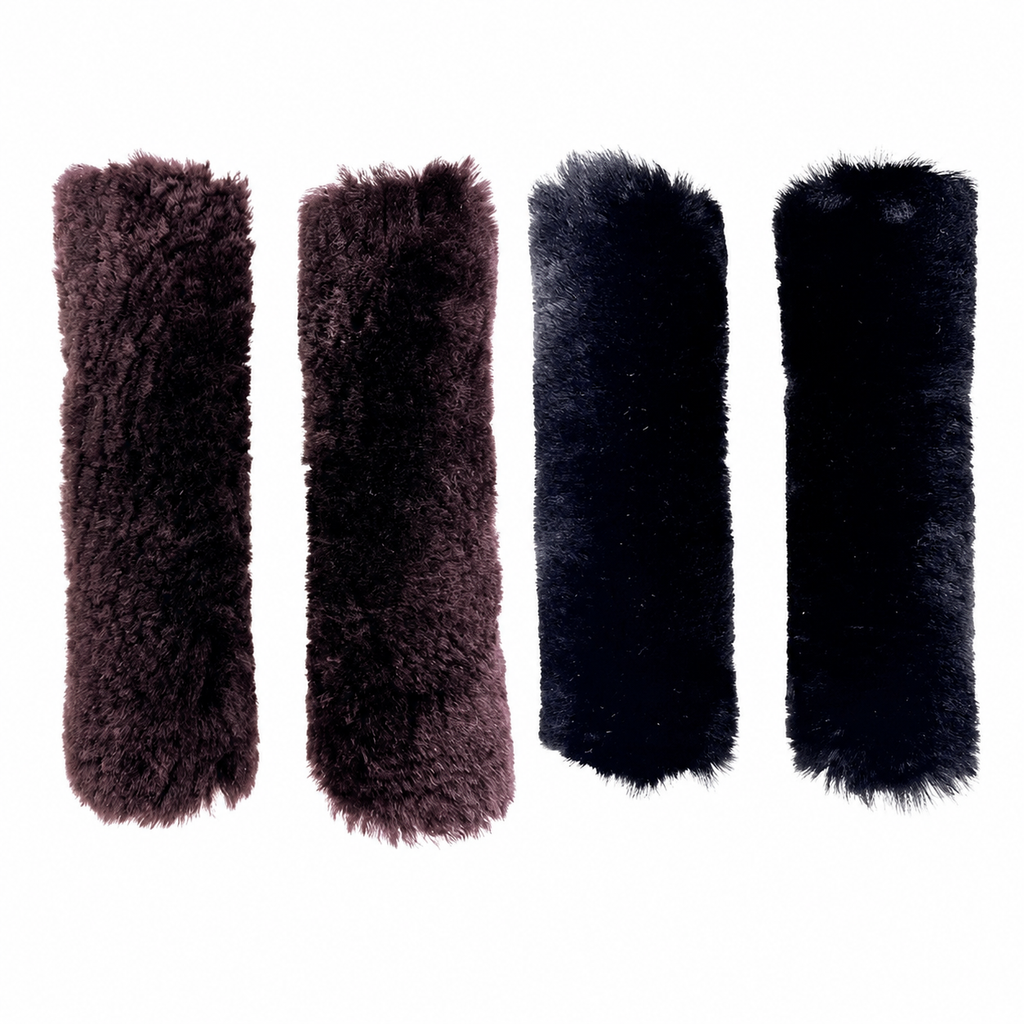 Cameo Equine Lambswool French Blinkers/Cheekpieces