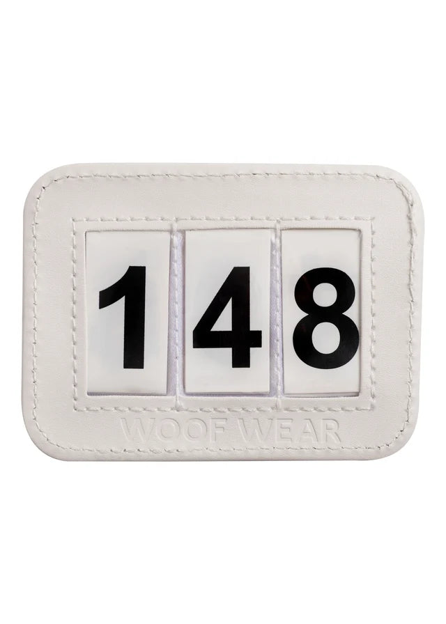 Woof Wear 3 Digit Dressage Saddle Cloth Number Holder
