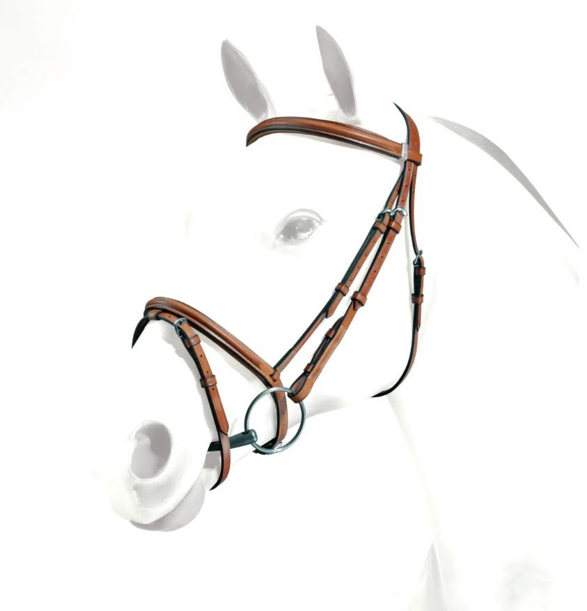 Equipe Emporio Plain Raised Flash Padded Bridle