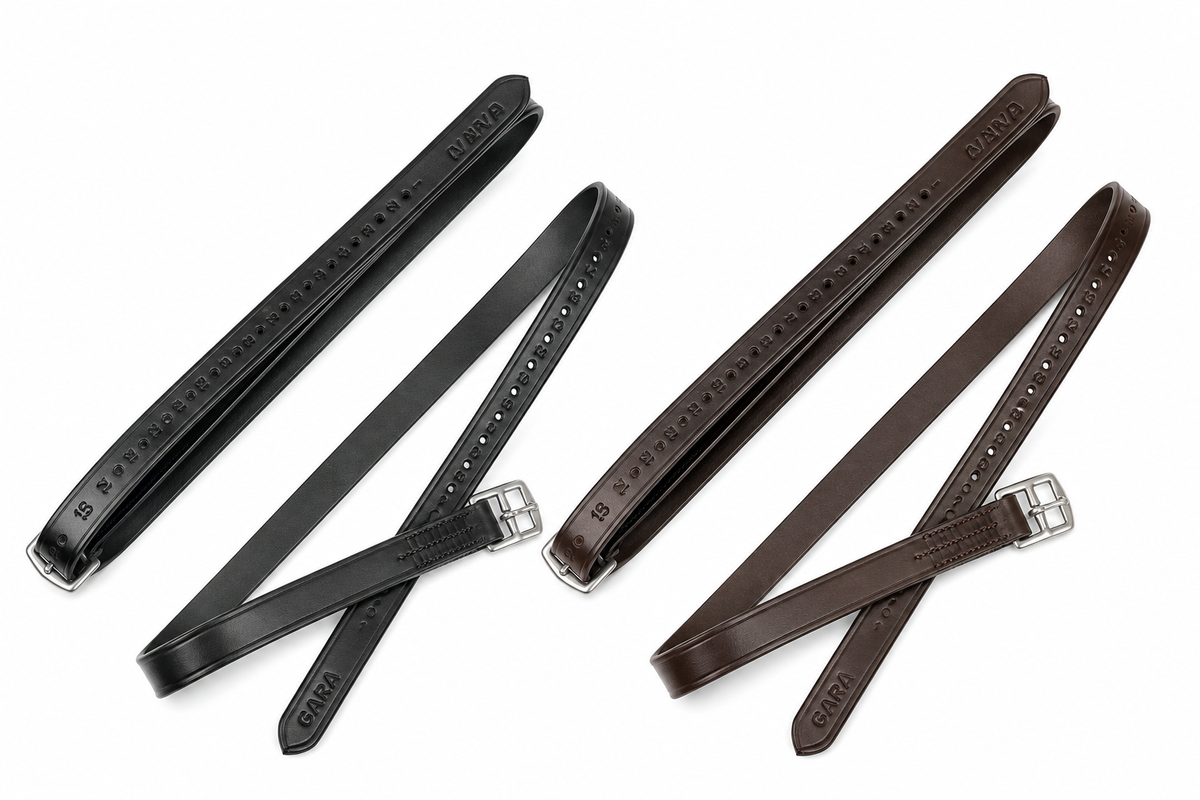 Shires Velociti Gara Stirrup Leathers - Junior