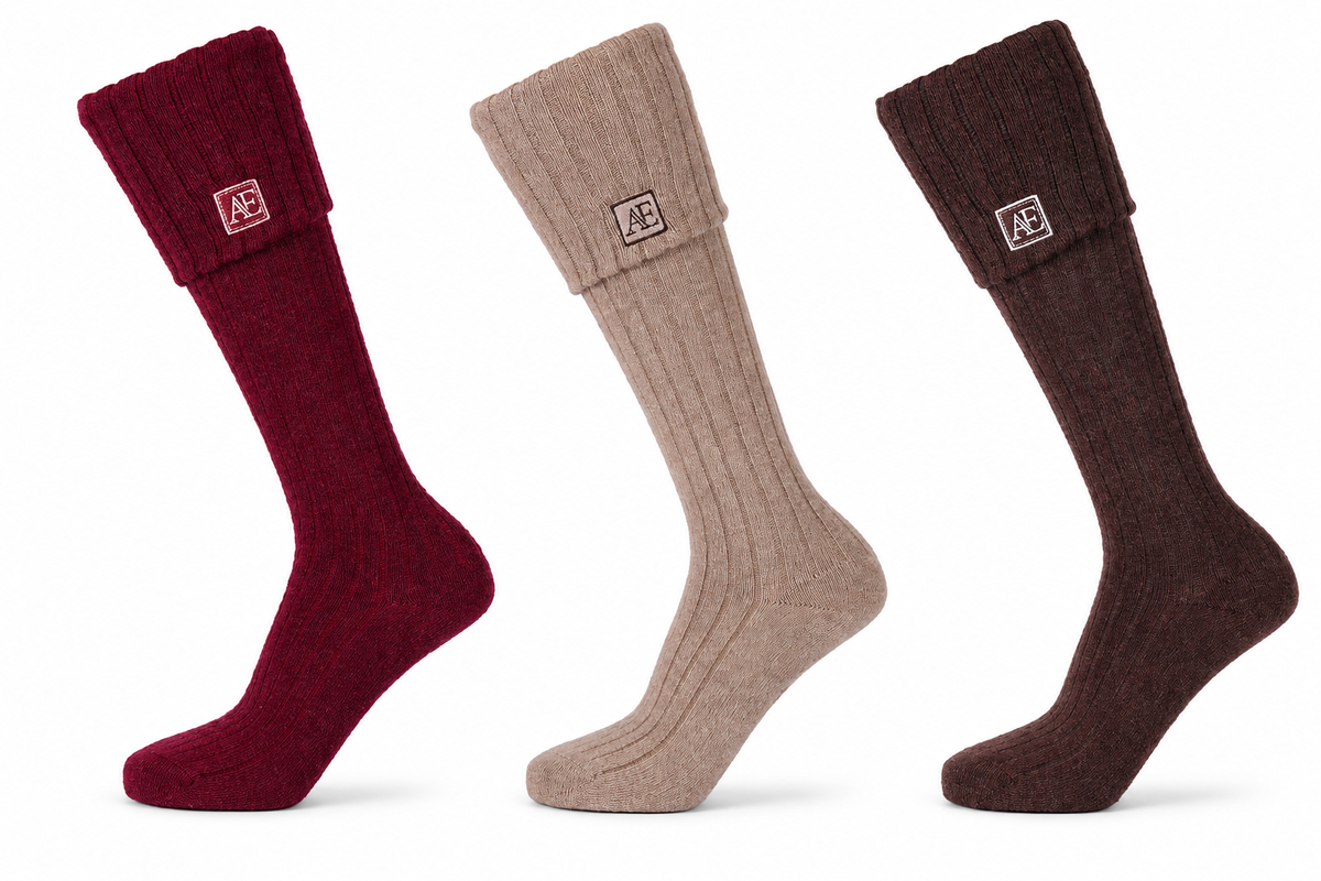 Shires Aubrion Equestrian Knit Boot Socks