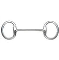 Shires flat ring Mullen mouth eggbutt bit