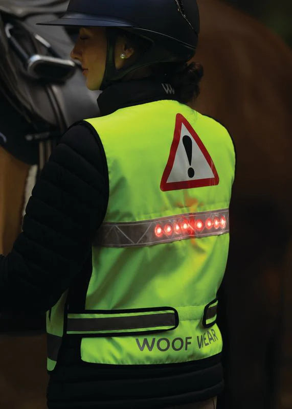Woof wear LED hi vis riding vest
