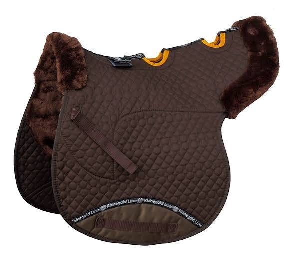 Rhinegold lux fur vented numnah