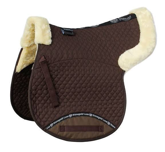 Rhinegold lux fur vented numnah