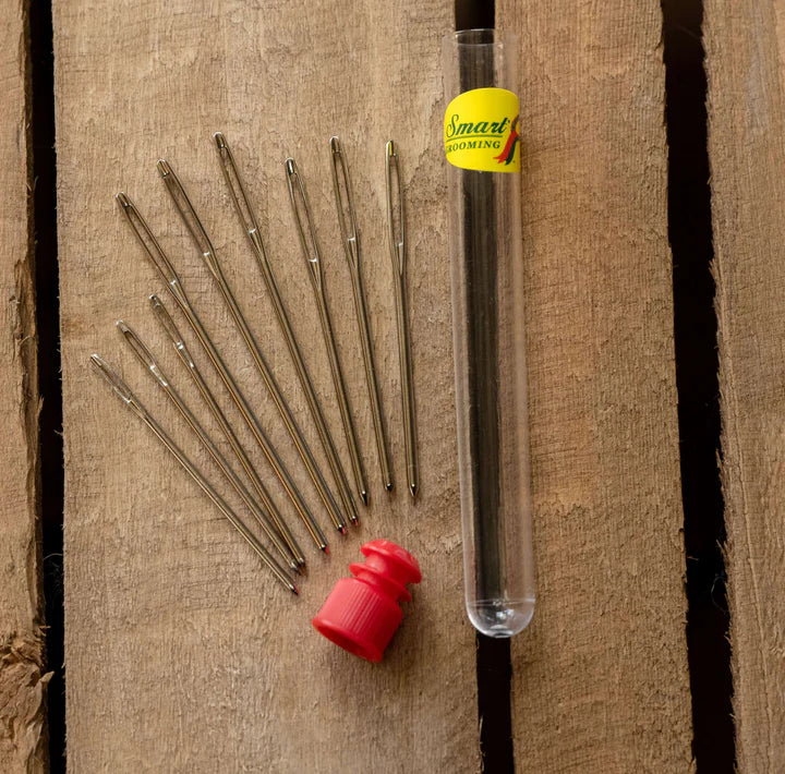 Smart grooming blunt end plaiting needles