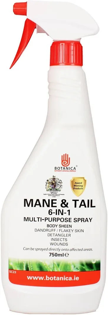 Botanica Mane and Tail 6 in 1 multi purpose spray