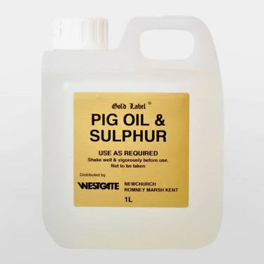 Gold label pig oil and sulphur 1L