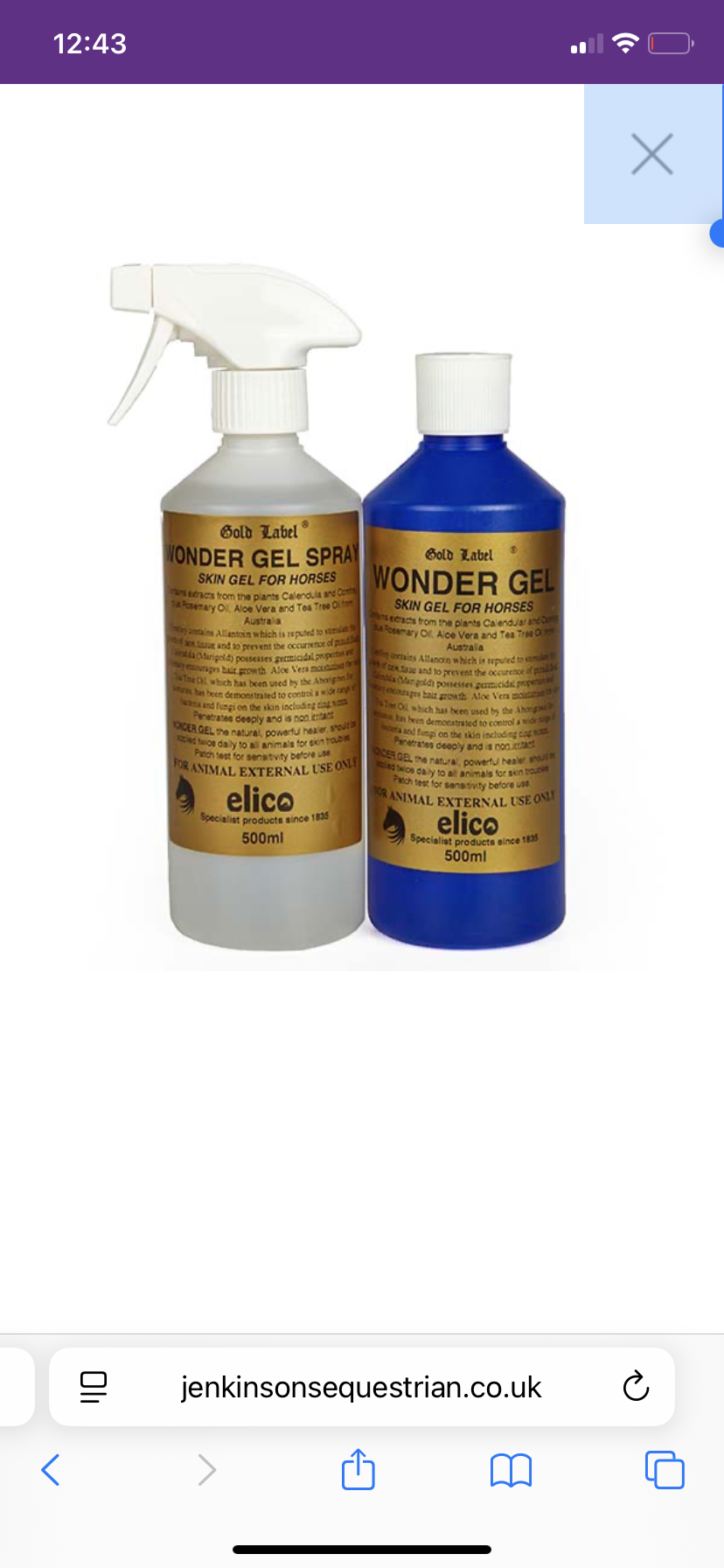 Gold label Wondergel