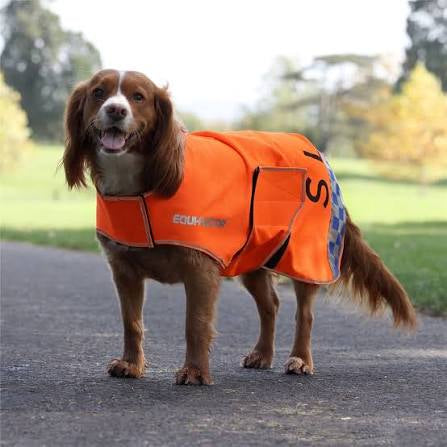Equi flector mesh hi via dog coat