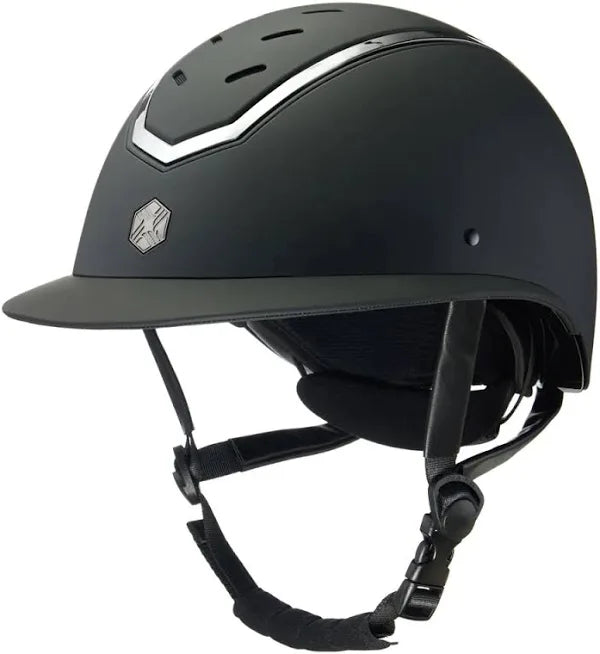 EQx Kylo Peaked riding helmet Matte made by Charles Owen