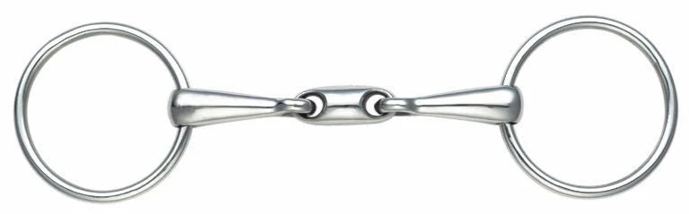 Shires Loose ring Lozenge snaffle bit/ training but