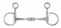Shires Hanging cheek snaffle bit with lozenge