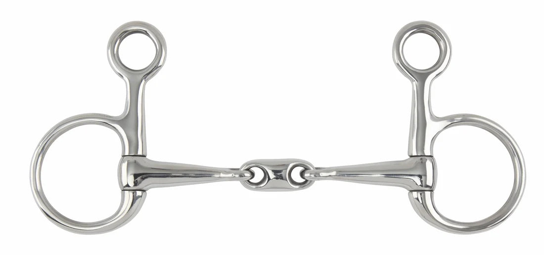 Shires Hanging cheek snaffle bit with lozenge