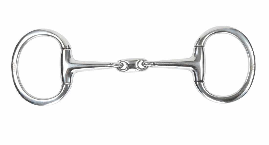 Shires flat ring eggbutt with lozenge bit