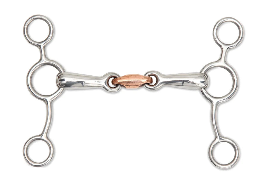 Shires Tom Thumb bit with copper lozenge