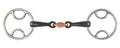 Shires sweet iron Bevel bit with copper lozenge 6”